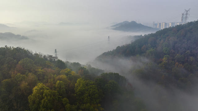 娄底 初冬 美景 水洋村
