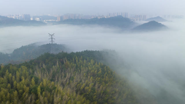 娄底 初冬 美景 水洋村