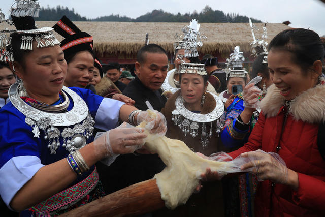 侗族 同胞 游客 民俗 活动 欢度“侗年节”