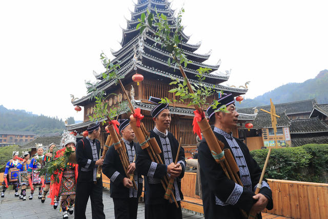 侗族 同胞 游客 民俗 活动 欢度“侗年节”
