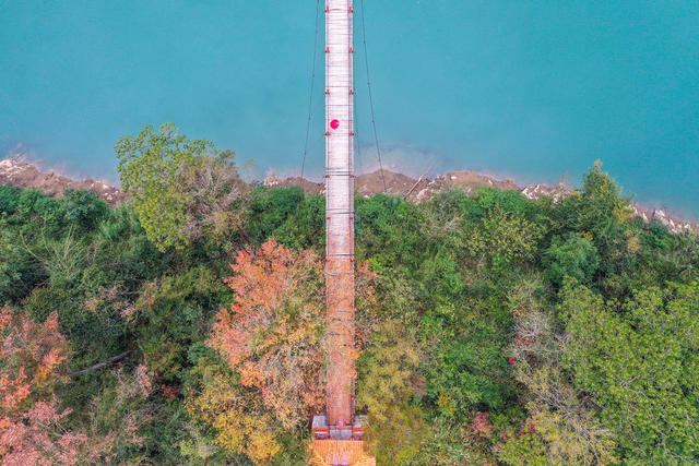 湖南 湘西 钢丝桥 基础设施  美丽乡村  网红  风景