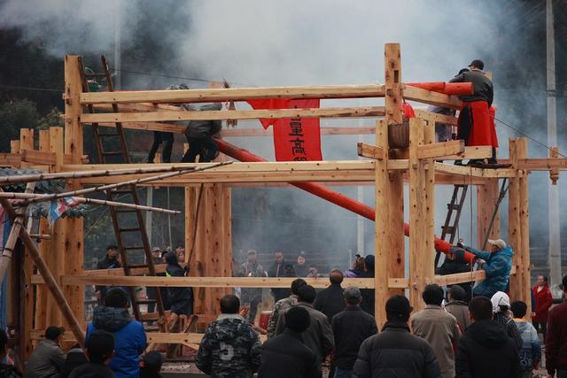 非遗、侗族、房屋建造、上梁、建筑