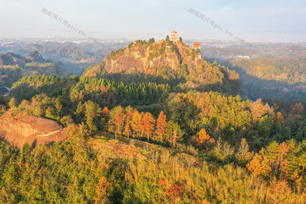 湘西，景区，太平山，冬景，色彩，