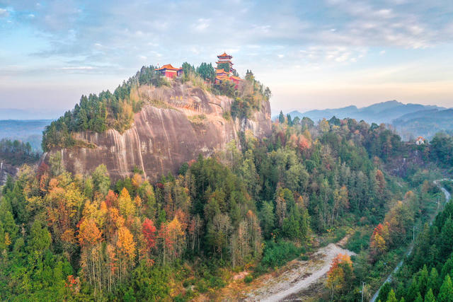 湘西，景区，太平山，冬景，色彩，