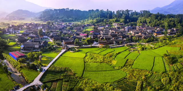 民俗 古村 古苗寨 关峡大园 村落