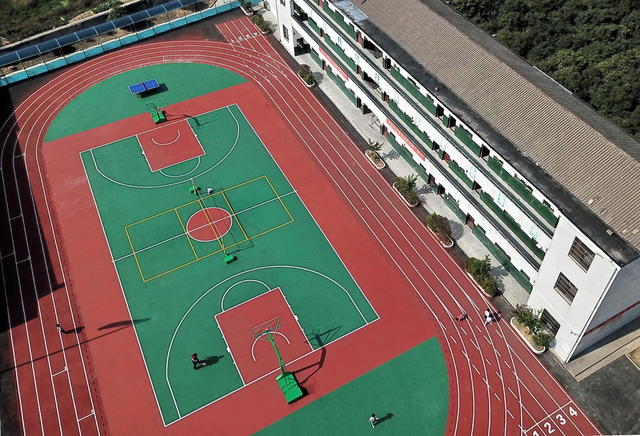 村办口学校口面貌口一新