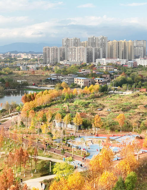 冬色 道县 暖阳 休闲 公园