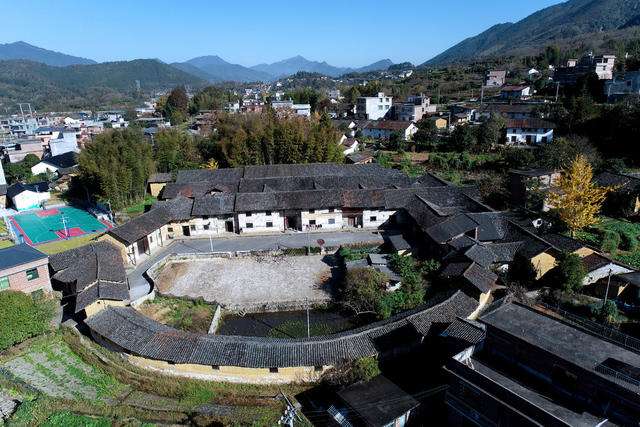 湖南桂东 闽南客家围屋 龙头村