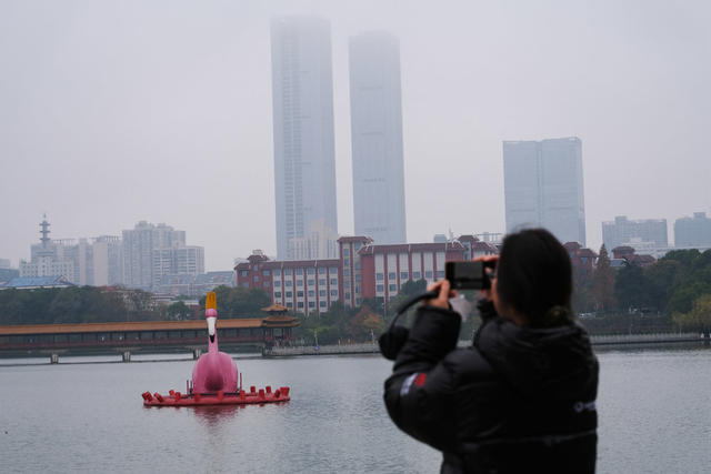 烈士公园，冬韵浓