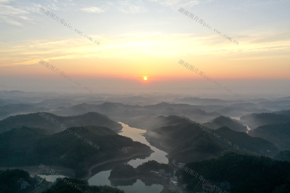 水库  库区  风景  自然  旅游  风光  航拍  户外  河长办