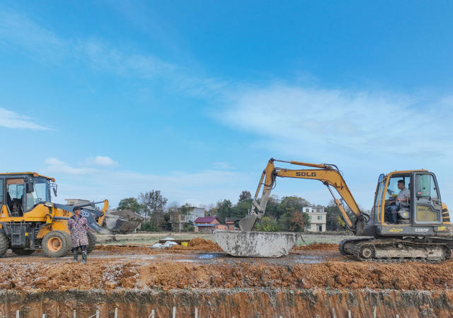 道县 高标准农田  建设 施工 水利 冬修