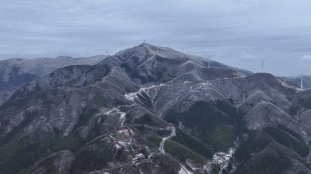 大熊山景区 大熊山 冰雪雾凇 冰雪 降温