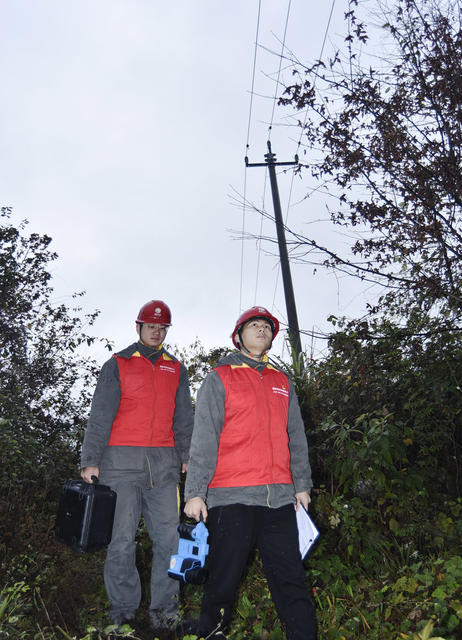 嘉禾： 线路巡查保供电