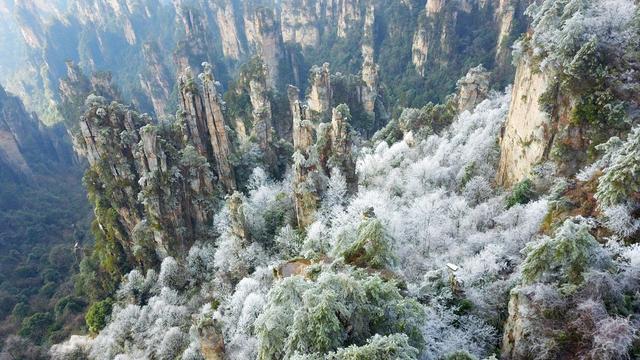 张家界 雾凇 云海 日出 