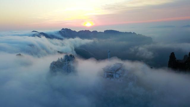 张家界 雾凇 云海 日出 