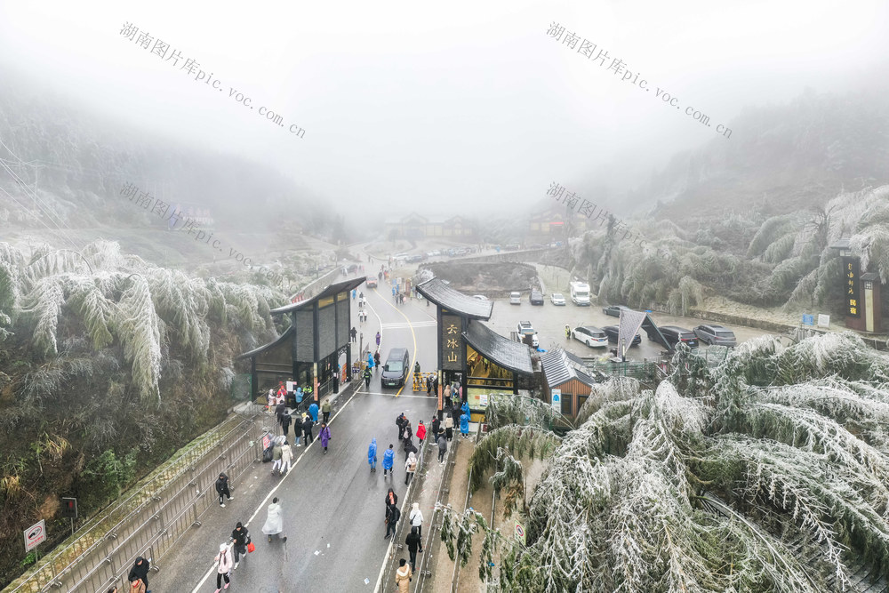 冰雪 景区 雪景 自然 美景