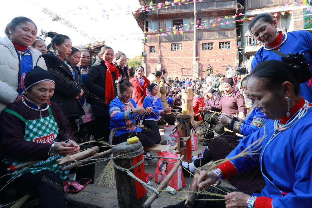 民俗文化 展示 欢乐侗年 传统技艺 村民游客 大比拼 浓浓乡愁