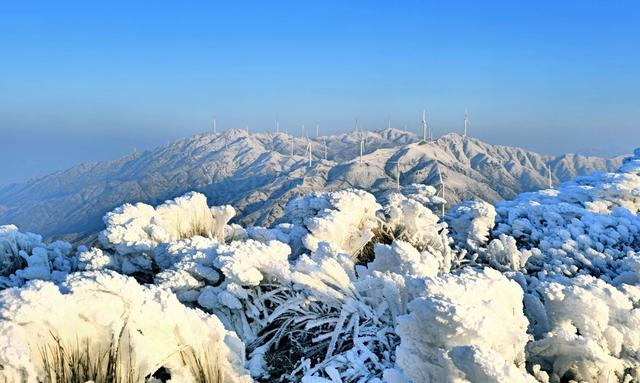湖南  常宁  天堂山  雪景
