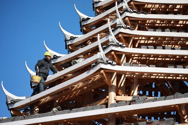 基础设施、人居环境、农村、乡村、鼓楼