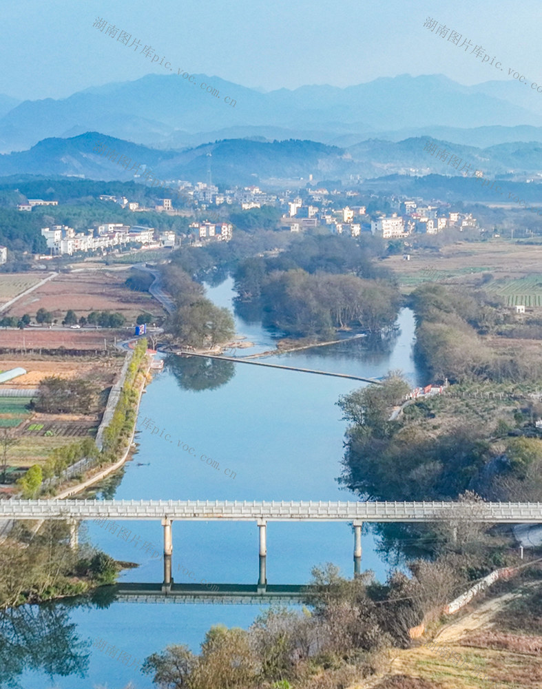 生态 道县 乡村 冬景