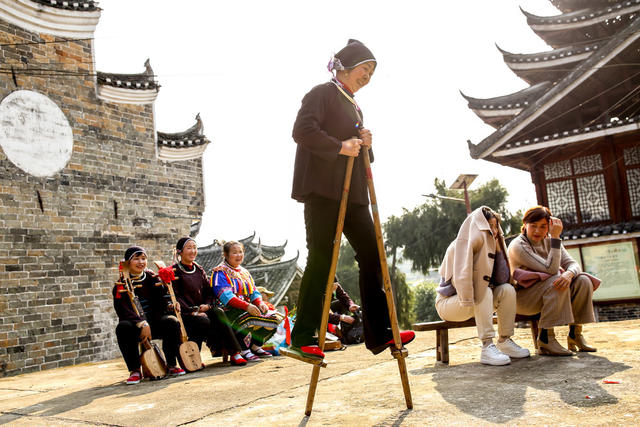 民俗表演  乡村振兴 迎新年