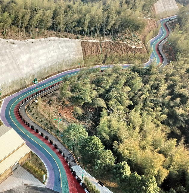 彩色口大道口成口风景