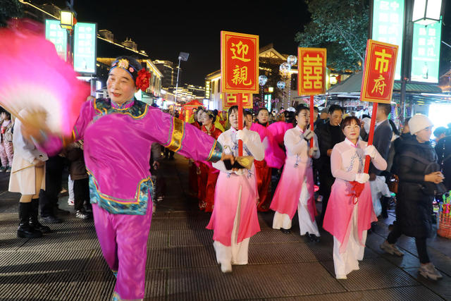 花轿表演 迎新年