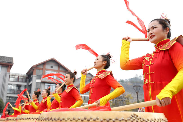 迎新年 舞龙 传统文化