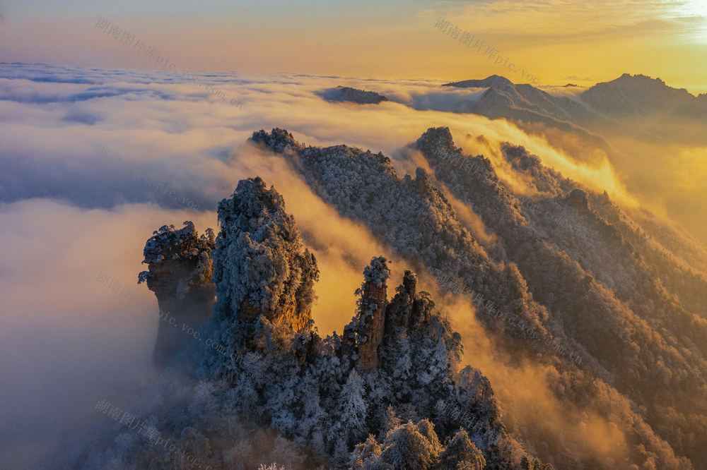 张家界雪景