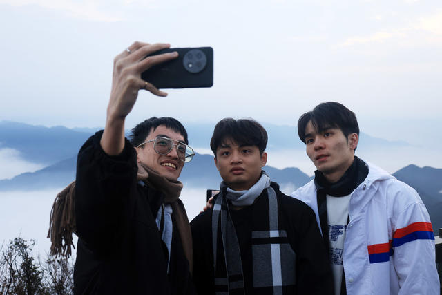 迎新年 日出景观 云海景观 旅游 景色如画