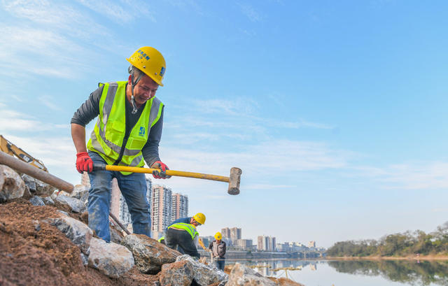 重点项目 施工 道县 新年