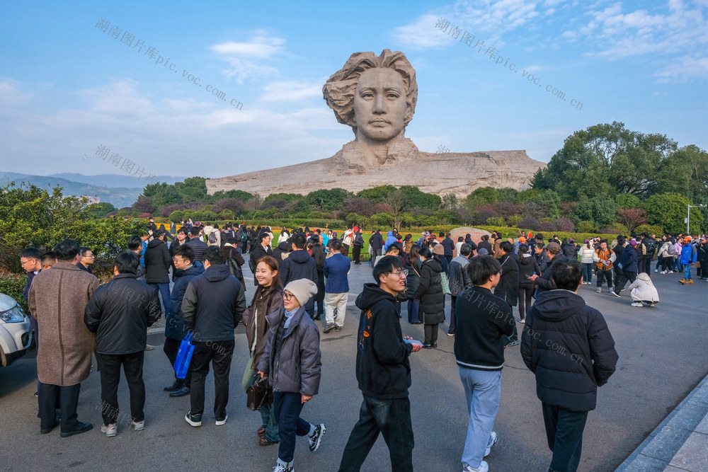 橘子洲，毛泽东青年艺术雕像