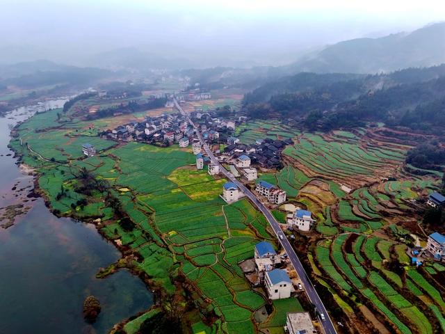 乡村、村庄、农业、景色、农村