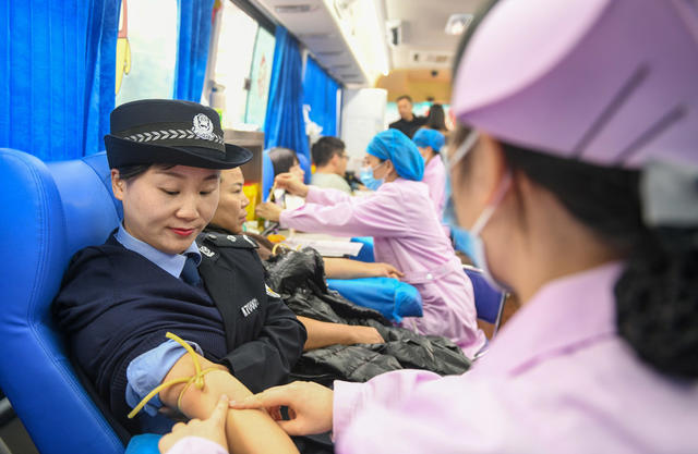 警察节 道县 民敬 岗位值守  献血