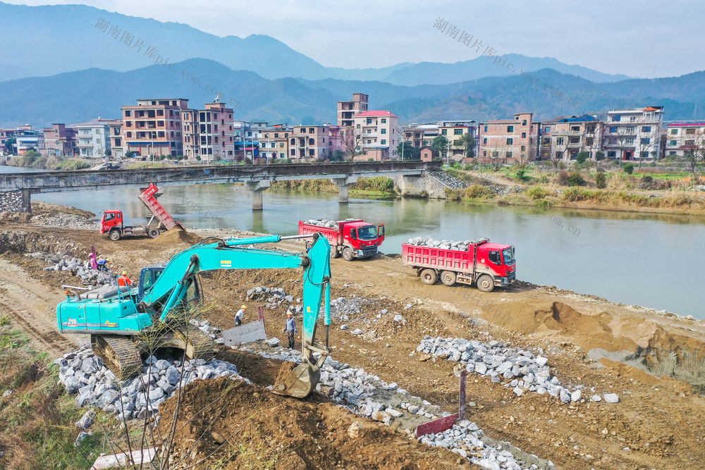 水利 施工 建设 河堤 防洪