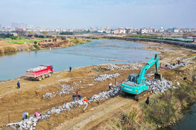 水利 施工 建设 河堤 防洪