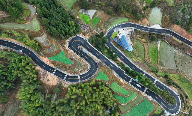 湖南 通道县
公路 新景 农村