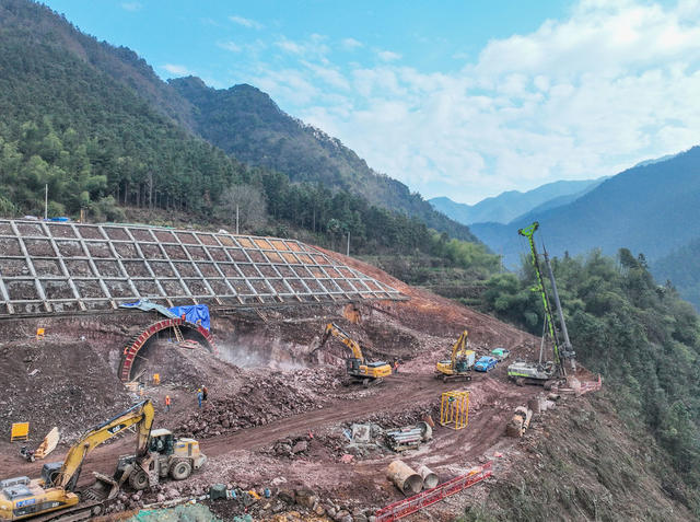 重点工程 永州  项目建设  施工 