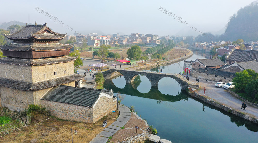 古村  上甘棠  景色  旅游