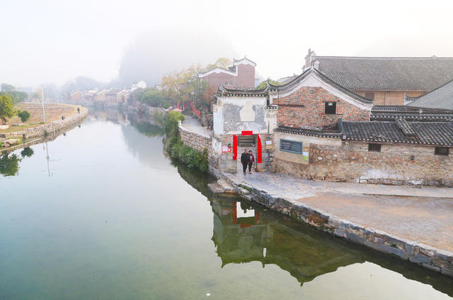 古村  上甘棠  景色  旅游