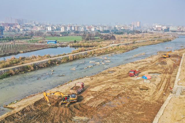 水利 施工 建设 河堤 防洪