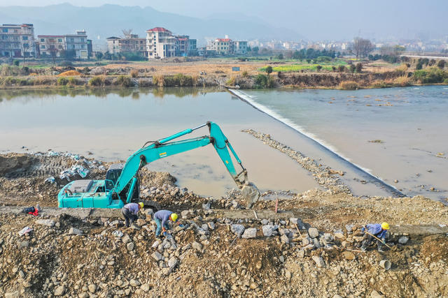 水利 施工 建设 河堤 防洪