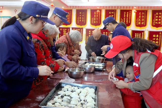 消防 宣传 关爱 老人 腊八节 志愿服务 冬季防火