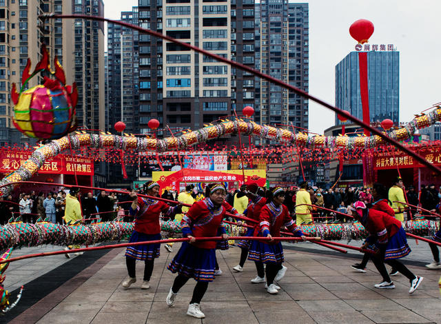 房地产  交易会   龙狮    春联