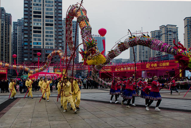 房地产  交易会   龙狮    春联