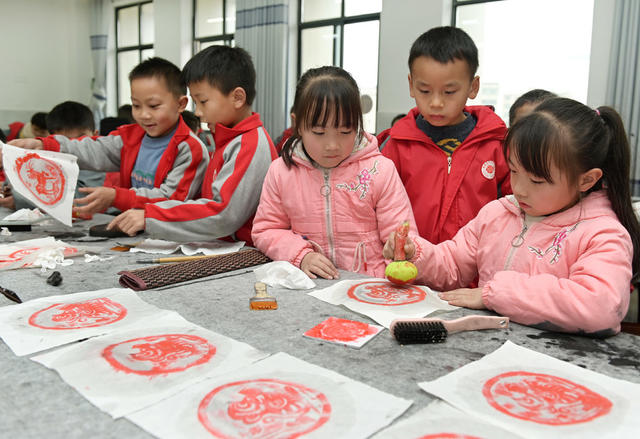 课后服务 传统文化 教育 学校 芙蓉 学生 拓印 传承 拓片 文化