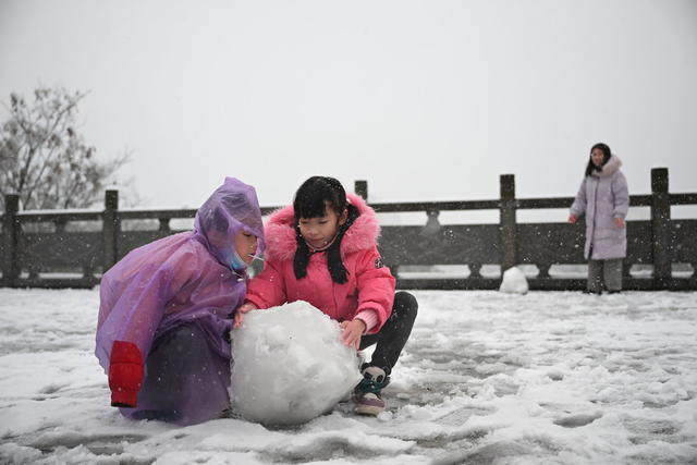 资兴 第一场雪 汉服