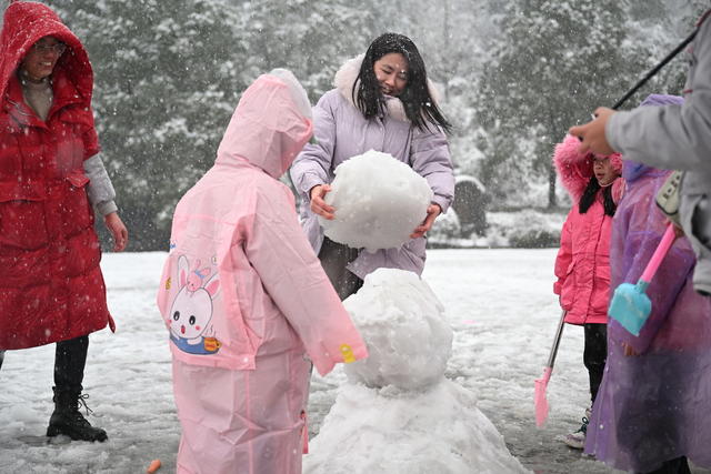 资兴 第一场雪 汉服