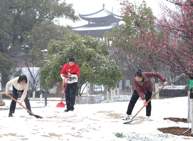 雪 美景 衡阳 石鼓书院