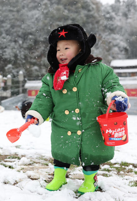 通道 下雪